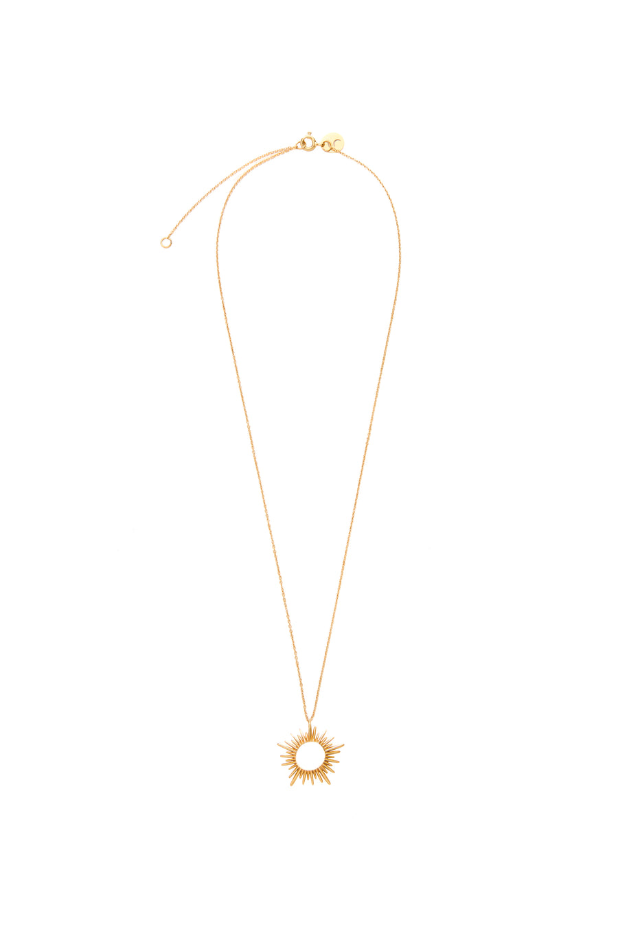 The Essential Sun Small 18K Gold Plated Silver 925° Necklace